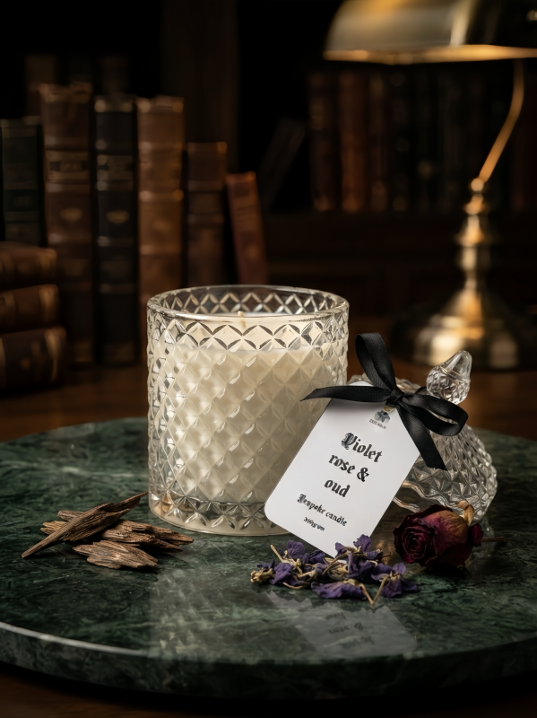 [BESPOKE CANDLES] VIOLET ROSE & OUD