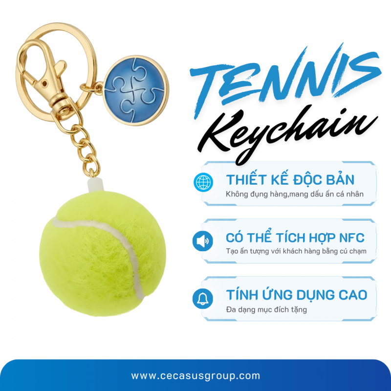 [KEYCHAIN] BANH TENNIS